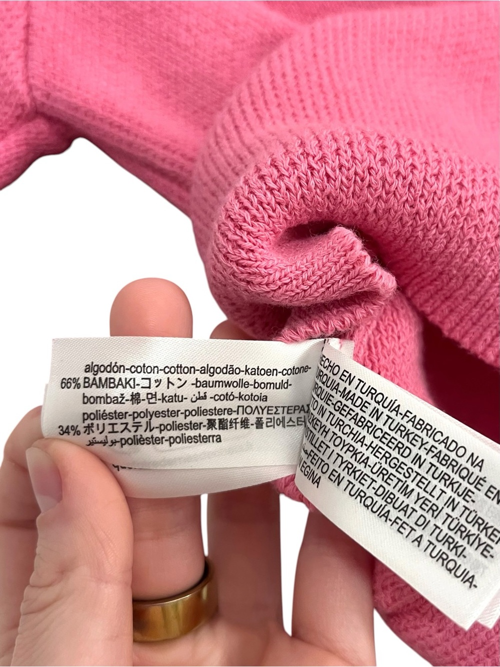 Zara Vibrant Pink Cardigan with Embossed Gold Buttons - Picture 12 of 12